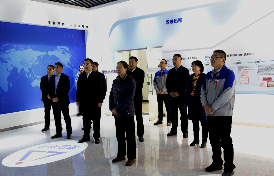 省港澳臺辦公室領(lǐng)導蒞臨龍立電子參觀(guān)調研(圖1)